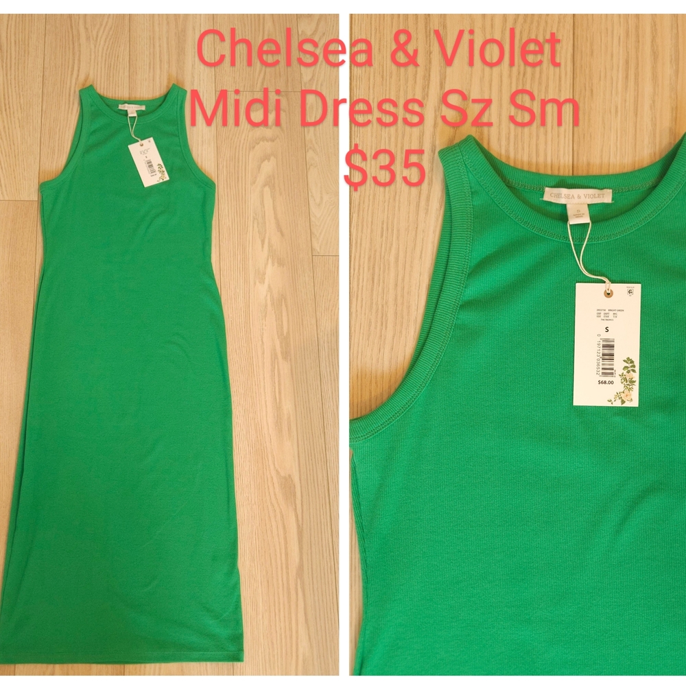 Chelsea & Violet Green Dress